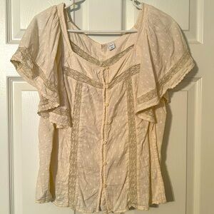 Boho lace blouse